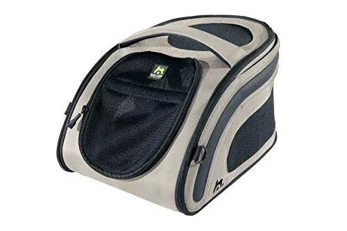 Melson Snuggle Kennel 48 – Faltbare Transportbox für kleine Haustiere - Hunde-Transportbox für Tiere bis 7 kg, ideal für Reisen im Auto oder Flugzeug. Faltbar, mit gepolstertem Tragegurt und wasserabweisender Einlage für optimalen Komfort.