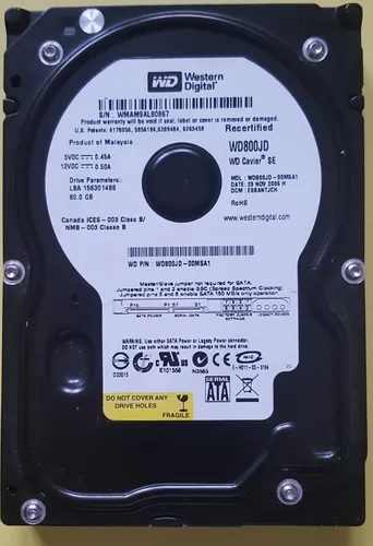 Produktbild Western Digital WD800JD 80GB SATA-II 3,5