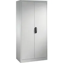 CP-Möbel Aktenschrank Acurado C2000, abschließbar und stabil - Büroschrank aus Metall, lichtgrau, mit 4 höhenverstellbaren Fachböden und 70 kg Traglast pro Boden. Ideal für die sichere Aufbewahrung von Akten, Made in Germany.
