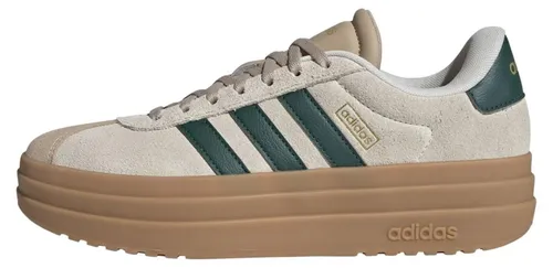 ADIDAS Damen Freizeitschuhe VL Court Bold - Niedrig geschnittene Freizeitschuhe mit hoher Plateausohle für einen modernen Look. Das Lederoberteil und die Gummiaußensohle bieten täglichen Komfort und Langlebigkeit.