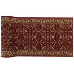 Mazovia Läufer Läufer Teppichläufer Brücke - Vorzimmer Küche - Rot, 100 x 200 cm, Kurzflor, Rutschfest, Meterware, Verschiedene Größen rot 100 x 200 cm