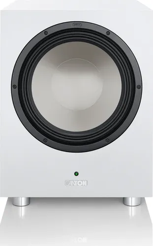 CANTON Power Sub 12 Weiss - Aktionspreis Subwoofer - Lautsprecher mit kraftvollem Bass, ideal für Heimkino und Musikliebhaber, sorgt für ein beeindruckendes Klangerlebnis.