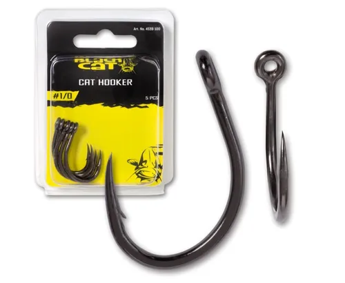 Black Cat Cat Hooker 1/0 DG coating