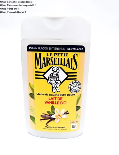 Duschgel Lait de Vanille Milch Duschgel Le Petit Marseillais 250ml Frankreich !