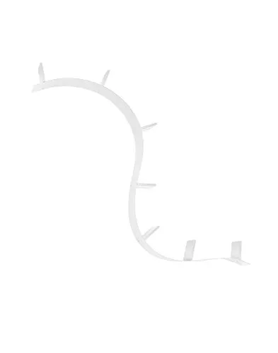 Kartell Book Worm MT. 3,2, weiß – Flexibles Bücherregal in weiß von Kartell