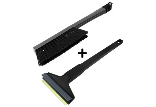 L & P Car Design Eiskratzer Auto 1 Set Eisschaber 370 mm + Schneebürste 395 mm Messingklinge Original Murska