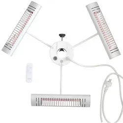 VASNER Umbrella X30 - 3000 Watt Infrarot Heizstrahler für Sonnenschirme - Heizstrahler für den Außenbereich: 3000 W Infrarotstrahler mit schneller Montage und IP65 Schutz, ideal für Terrasse, Balkon und Garten.