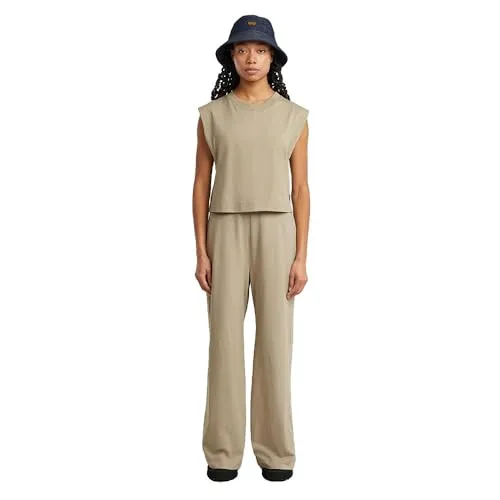 G-STAR Double Layer Wide Leg Jumpsuit für Damen in beige von G-STAR