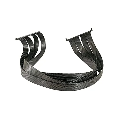 Oskar-Store OK-Living Solarheizung - Solarkollektor für Pools, Schwarz, 600 x 120 cm - Poolheizung aus UV-beständigem Kunststoff, verlängert die Schwimmbadsaison und ist einfach zu installieren. Ideal für jedes Haus!