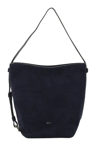 Abro Schultertasche Hobo Bag Cosmo (Set, 2-tlg) aus echtem Rindsleder - Elegante Schultertasche im Wildlederdesign mit geräumigem Hauptfach für DIN A4. Inklusive Utensilientasche, ideal für alle Alltagsutensilien. Perfekt für stilbewusste Frauen!