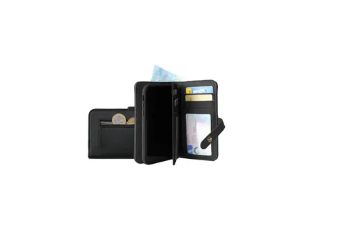 KMP CREATIVE LIFESTYLE PRODUCTS. Handyhülle Portemonnaie - Comfort - für iPhone XS, X - black panther 5,8 Zoll