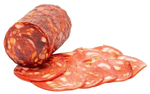 SCHRONISKO BUKOWINA Chorizo Ibérico 100 g – geschnitten | Spanische gereifte Schweinewurst – würzig und aromatisch für Tapas, Sandwiches, Pizza und kalte Platten