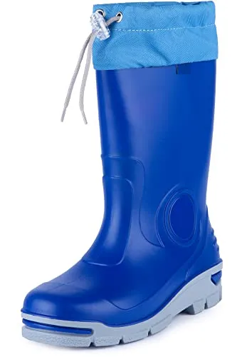 Ladeheid Kinder Gummistiefel LARB014 (Kornblume, 27) - Gummistiefel für Kinder, wasserdicht und bequem mit antibakteriellen Silberionen. Ideal für Regentage, Spaziergänge und Gartenarbeit.