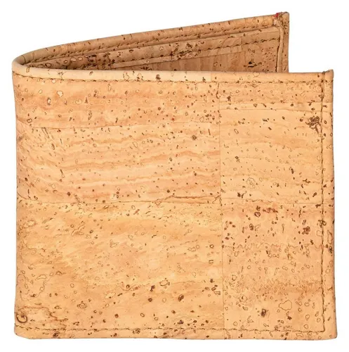 Nachhaltiger Geldbeutel aus Kork - Veganes Portemonnaie für Damen & Herren - Herren-Geldbörsen aus hochwertigem Naturkork, leicht, robust und wasserabweisend. Ideal für den Alltag, mit vielen Fächern für Karten, Geld und Dokumente.