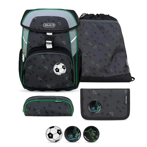 Belmil Maxi Ergonomisches Schulranzen-Set 5-teilig 