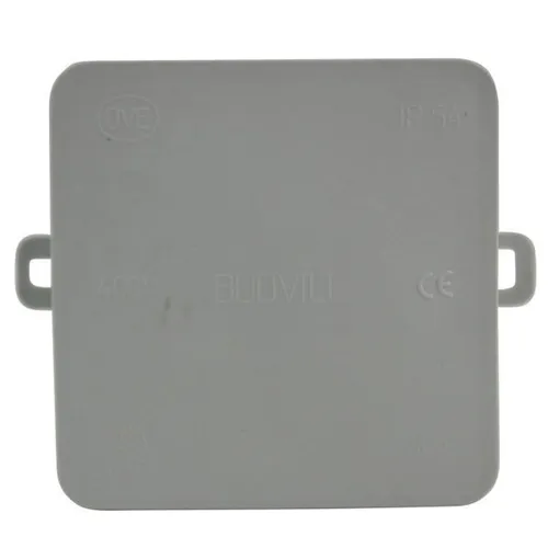 Abzweigkasten Aufputz IP 54, 85 x 85 x 40 mm grau Abzweigdose Verteilerdose AP