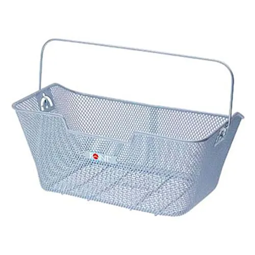 Fox Parts Hinterradkorb mit Ergo-Griff, silber