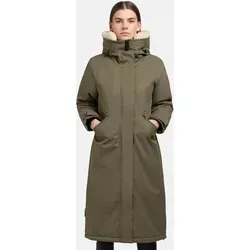 khujo Damen Wintermantel Agneta-YM mit Teddyfleece Kapuze - Funktionsjacken: Wetterfester Parka mit abnehmbarer Teddyfleece-Kapuze, verstellbarem Taillenzug und praktischen Pattentaschen für optimalen Komfort an kalten Tagen.
