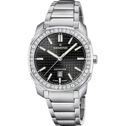 Candino Swiss Damen Uhr Analog Edelstahl 316L Silber - Quarzwerk - Saphirglas - C4756/5 - Elegante Damen Uhr mit klassischem Design, ideal für den Alltag. Robustes Edelstahlarmband und hochresistentes Saphirglas sorgen für Langlebigkeit und Stil. Perfekt als Geschenk für modebewusste Frauen.