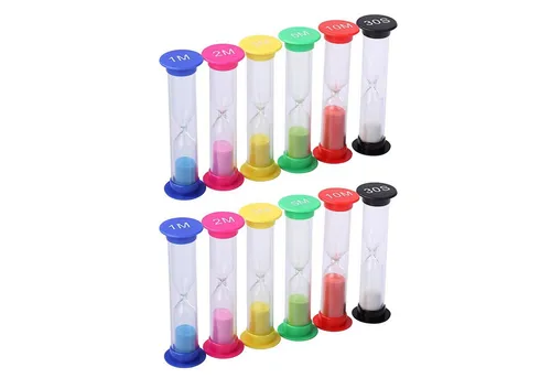 Wellgro Sanduhr Sanduhren - 30sec, 1min, 2min, 3min, 5min, 10min