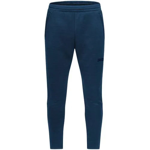 JAKO Jogginghose Challenge - Damen, Größe 40, marine meliert - Trainingsbekleidung mit modernem Melange-Design, elastischem Bund und Kordelzug für optimale Passform und hohen Tragekomfort.