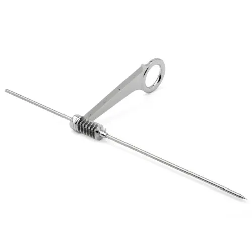 Weis Spiralschneider aus Edelstahl, Silber - Gemüsehobel für kreative Tellerdekoration, nachhaltig und leicht zu reinigen. Ideal für die professionelle und private Küche, spülmaschinengeeignet.