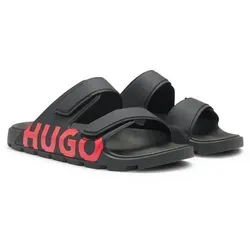 Herren Pantoletten EVANDER_SAND_LG 40EU - Clogs & Pantoletten mit verstellbaren Klettverschluss-Riemen und griffiger Sohle für optimalen Halt und modernen Look dank markanten Logo-Prints.