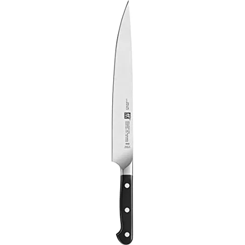 Zwilling Schinkenmesser Pro 38400-261, 26 cm Edelstahlklinge - Schinkenmesser, ideal für präzises Schneiden von Schinken, Fleisch und Fisch. Mit eisgehärteter Klinge für lange Haltbarkeit und ergonomischem Kunststoffgriff. Made in Germany.