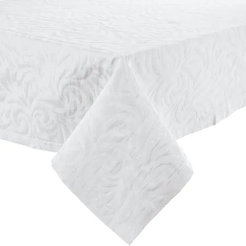 Erwin Müller Tischdecke Cadiz bügelfrei weiß Größe 140x240 cm