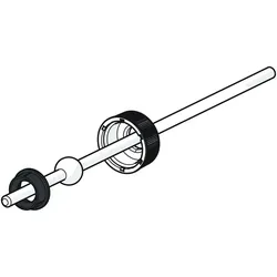 Kugelstange Hansa chrom 59904622 - Sanitärinstallation mit eleganter Chrom-Oberfläche, ideal für moderne Badezimmer und langlebig im Einsatz