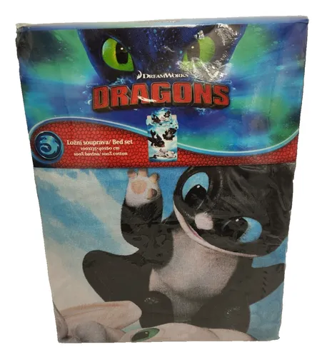 Drachenzähmen leicht gemacht Bettwäsche 2 tlg.  Maße: 100x135 cm Neu OVP *