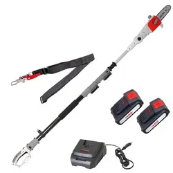 IKRA Akku Teleskop Entaster ICPS 2020, Arbeitshöhe 4m, inkl. Schultergurt, 2x 20V Akkus & Schnelllader