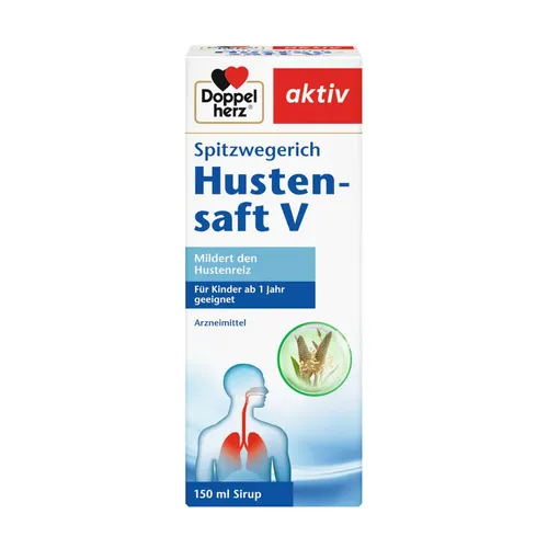 Doppelherz Spitzwegerich Hustensaft V, 150 ml