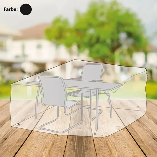 Abdeckhaube anthrazit für Sitzgruppe Abdeckplane Schutzhülle 230x160x95cm