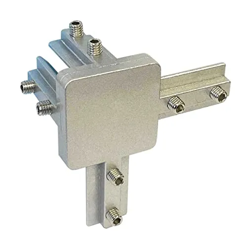 SCHMIDT systemprofile 10x Eckverbinder 3-Weg Nut 8 - Stütze für 40x40 mm Aluminiumprofile, ermöglicht einfache und präzise Eckverbindungen ohne zusätzliche Bearbeitung.