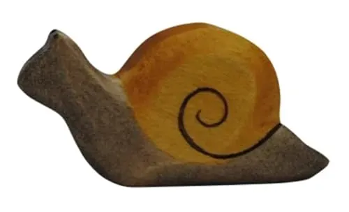 HolzWald - 3372 - Wald und Wiese, Schnecke, klein, Holz, Handarbeit, 3cm x 6cm x 2cm