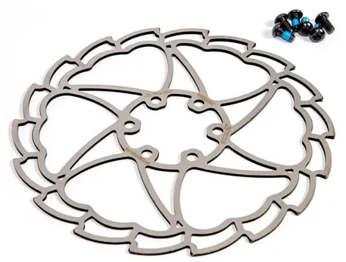 Bremsscheibe MTB 6-Loch Fibrax 180mm - Hochwertige Bremsscheibe für MTB, kompatibel mit Shimano und anderen Marken, sorgt für optimale Bremsleistung und Sicherheit auf jedem Terrain.