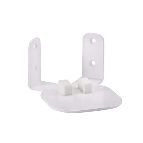 SX-Concept® - Wandhalterung für Sonos One/Sonos One SL/Sonos Play 1 | Eck-Variante | super Raumklang & platzsparend | Made in Germany weiß
