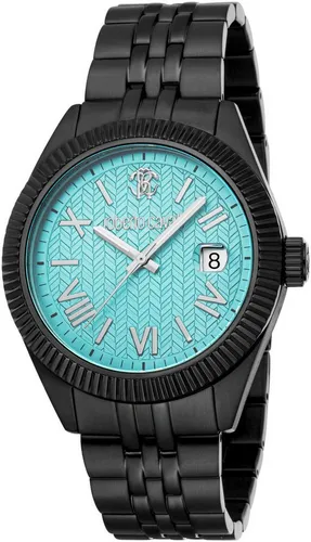 roberto cavalli Quarzuhr Uomo Classico III RC5G113M0065, Armbanduhr, Herrenuhr, Edelstahlarmband, analog, Tag