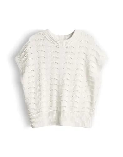 OPUS Damen Pullover | Sommerliches Stricktop im Ajourstrick von OPUS
