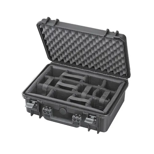 Fotokoffer Kamerakoffer + Fachteilung - IP67 wasserdichter Outdoor Case 42x29x15