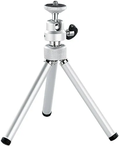 Somikon Teleskopstativ: Mini-Teleskop-Stativ aus Aluminium für Kompakt-Kameras (1/4