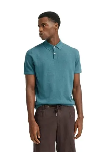 bugatti Herren Strick-Polo Kurzarm 7100-75518C, Baumwolle, Freizeit, Sommer, klassisch