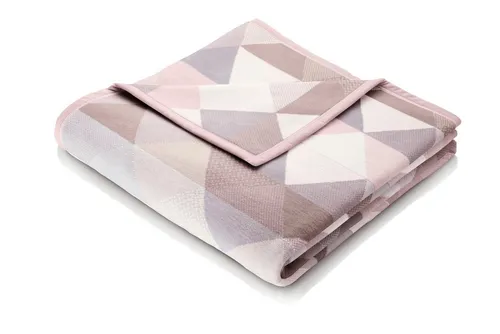 Biederlack Wohndecke Rauten Pastell, rosa von Biederlack