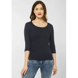 Street One Damen Pania T-Shirt, Deep Blue, 40 EU von Street One