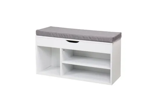 HTI-Living Schuhregal Garderobenbank Kara - Drohnen Zubehör: Stylische Schuhbank mit 3 Fächern, ideal für Flur und praktischen Stauraum. Lieferung erfolgt komplett montiert.