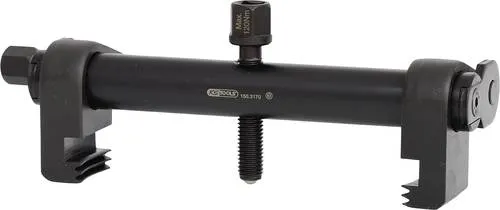 KS TOOLS Abzieher Riemenscheibe 150.3170 - Autoteile, robuster Werkzeugstahl für hohe Druckkraft bis 2,5 t und vielseitige Anwendung mit 2 Armen für präzises Arbeiten.