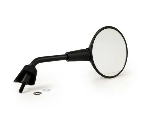Spiegel Shorty rechts schwarz matt oval MOTO NOSTRA für VESPA GTS Sprint