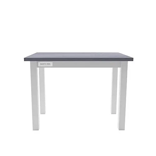 Magnetic Mobel Esstisch Kiefer massiv - eckige Tischplatte (70x90, Grau/Blau) - Esszimmertisch aus massivem Kiefernholz, elegant und stabil, ideal für Restaurants oder das Zuhause. Leicht montierbar und in verschiedenen Farben erhältlich.