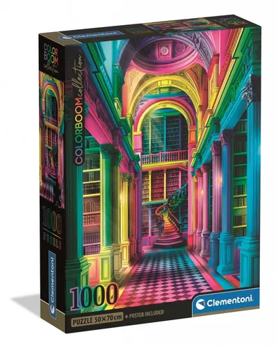 PUZZLE 1000EL CLM 37062 COLORBOOM ATHENAEUM PUD6 CLEMENTONI 8005125370627